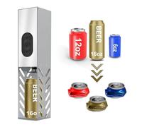 Electric Can Crusher Automatic, Push Button Powered Aluminium Can Smasher, Wall Mounted or Countertop Recycling Crusher for 6oz-16oz Beer, Soda & Cola Cans