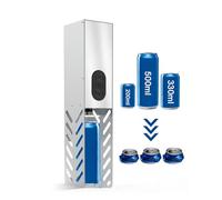 Electric Can Crusher, Wall Mounted Automatic Can Crusher for Recycling, Can Trash Compactor for 12oz to 16oz Cans, for Aluminum Seltzer, Soda, Cola, Beer Cans