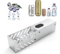 Electric Can Crushers Automatic Breaker Crusher for Recycling, Cycle Function, Stainless Steel, 12/16oz for Aluminum, Soda, Beer Cans, Plastic Water Bottles