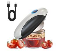 Electric Can Opener, 360° One Touch Electric Tin Opener with Smooth Edge Cut Without Hurting Hands, Automatic Can Opener for Arthritic Hand, Seniors and Housewives
