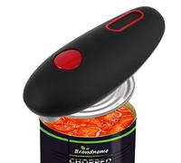 Electric Can Opener, Automatic Tin Opener with One Touch Switch No Incisive Edges Cordless Battery Powered Can Openers Fast and Effortless Opening for Arthritis, Old Man, Restaurant Chef's(Black)