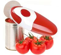 Electric Can Opener, Electric Tin Opener, Automatic One-Touch Can Opener Tin Opener, for Chefs, Housewives, The Elderly, Seniors, Arthritic Hands, Ideal Kitchen Gift for All Can Sizes (1 pcs)