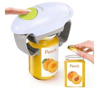 Electric Can Opener,Geichan One Touch Switch Electric Jar Opener,Saves Time and Effort Automatic Electric Bottle Opener for Seniors, Arthritic, Chef,Eliminate Hands and Injured Hand