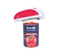 Electric Can Opener: One-Touch Auto Tin Opener Kitchen Accessories Gadgets Effortless Fast Safe Hands-Free Can Openers for Seniors - Ideal Kitchen Tools for Arthritis & Reduced Mobility Users, Red