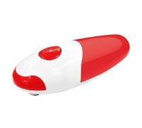 Electric Can Opener, One-Touch Automatic Tin Opener, Hands-Free & Battery Operated, Smooth Edge, Safe for Arthritis Hands & Elderly, Easy to Use Chefs, Home Cooks & Housewives (Red)