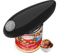 Electric Can Opener, One Touch Automatic Tin Opener with Safe Cut Smooth Edge Technology, Hands Free Battery Operated Professional Opening for Tins, Cans, Seniors with Arthritis, Chefs, Kitchen