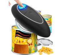 Electric Can Opener, One Touch Electric Can Openers with Smooth Edges and Safe to Use, Automatic Can Opener for Almost Sizes of Cans, Battery Operated Can Openers is A Good Gift