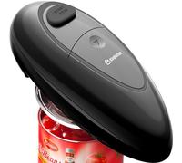 Electric Can Opener, Tin Opener Hand Free, Can Openers 360° One Button Automatically Open Any Size Cans, Safe and Reliable, Kitchen Best Choice-Powerful, Safe & Easy for Cooks and Housewives