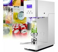 Electric Can Sealer, Commercial Table Top Can Sealer, Semi-Automatic Glass Bottle Sealer, for bar, café, snack shop, restaurant