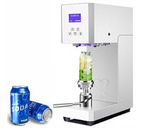 Electric Can Sealer Machine with LED Display, Fast 4-6 Seconds Sealing Time, Adjustable Height for Commercial Use