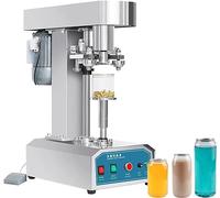 Electric Can Sealer with Foot Switch, Automatic Sealing Machine for Commercial Bubble Tea and Coffee Cans