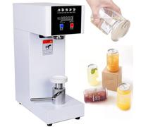 Electric Can Sealing Machine 180W with LCD Display, Adjustable Seamer for Plastic & Aluminum Cans, Commercial Tin Can Sealer with Counter, 2.2'' Dia, 5.5''-7.9'' Height