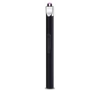 Electric Candle Lighter USB Rechargeable Long Reach Flameless Arc Lighter Windproof Electric Lighters for BBQ, Camping, Candles, Gifts for Women Men (Black)