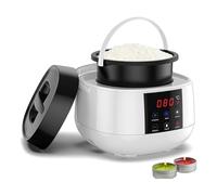 Electric Candle Wax Melting Pot, DIY Candle Making Kit with LED Temperature Display Candle Making Supplies, Wax Melter for Candle Making, for Adults Beginners, DIY Gift for Women Men (Color : White)