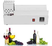 Electric Capsule Shrinking Machine for Wine Bottles, Heat Shrinker with LED Display, Adjustable Temperature and Timer for Commercial Use, 9-in-1 Capsule Sealer