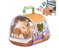 Electric Capybara - Electric Talking Capybara Plush Toy, Interactive Animal Doll With Sound | Soft Walking Robotic Pet For Kids Preschoolers, Light Up Toy For Children Boy Girl