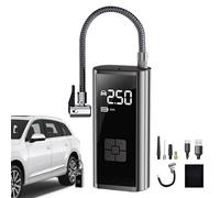 Electric Car Air Pump,Cordless Tire Inflator | Digital Cordless Portable Tire Inflator For Car Efficiency With LED Lighting Design Ensures Precise Inflation