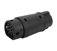 Electric Car Charger Adapter, Type 1 to Type 2 Electric Vehicle Charging Adapter EV Connector 16 to 32A 220 to 250V for US to EU Standard Vehicles