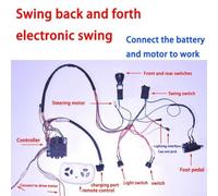Electric Car DIY Kit for Kids Includes Wiring Harness and 2 4G Remote Control Features (RX23 12V B)