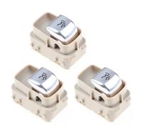 Electric Car Glass Lift Switch For Mercedes For Benz W205 S205 C205 GLC C253 X253 2015-2020 A2059051713 2059051713 Window Regulator Lifter Button(Beige 2)