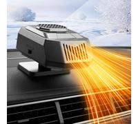 Electric Car Heater 150W DC 12V with Multi Directional Heating Fan for Vehicle Window Defogging (12V)