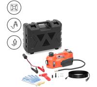 Electric Car Jack 12 V 5 t Wheel Change set Multifunctional - Hydraulic Jacks by MSW Black,Orange