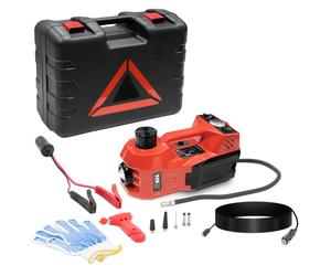 Electric Car Jack 12 V 5 t Wheel Change set Multifunctional - Hydraulic Jacks by MSW Black,Orange