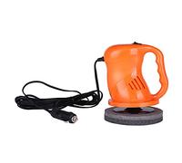 Electric Car Polisher Machine with 2 Pads Buffer Polisher Waxer Buffer Polisher Waxer Kit for Car Detailing Polishing and Waxing (Orange)