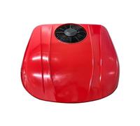 Electric Car Rooftop Air Conditioner 12V 24V Parking Conditioning For Motorhome Truck Camper Van Caravan SUV Bus Quick Cooling Smooth Operation(Red 12V)