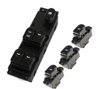 Electric Car Window Lift Switch For Hyundai For Accent 1.6L 2012-2016 935701R101 935801R000 Electric Power Control Button Regultor Lifter Button(BLACK 1)