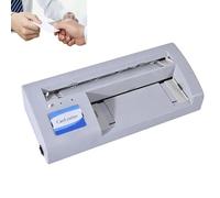 Electric Card Cutter, Automatic Business Card Slitter for 120g-250g Paper, 30 Pieces/min Speed, Two In-feed Ways, Automatic Waste Discharge for Office and Printing Shops