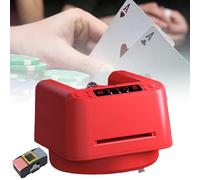 Electric Card Shuffler and Dealing Robot, 360° Rotating Automatic Poker Machine for 2-8 Players, Ideal for UNO, Blackjack, Texas Hold'em