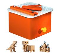 Electric Cardboard Cutter for Kids with 5 Patterned Cardboard Sheets, STEM + STEAM Educational Toy for Boys and Girls Ages 5+, Upcycled Tool for DIY Cardboard Projects, Engineering & Creativity