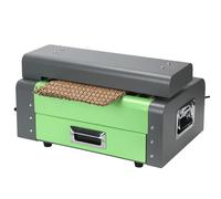 Electric Cardboard Shredder, 200W Power with Emergency Stop, 3 M/Min Speed, 325mm Cutting Width, Ideal for Packaging and Recycling Operations