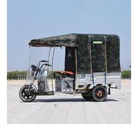 Electric Cargo Tricycle Canopy, Adult Electric Tricycle Cover, Easy Entry and Exit Cover, 3 Wheel Motorcycle Cargo Trike Tarpaulin Suitable for All Seasons(D,120x80cm/47.2x31.5in-LxW)