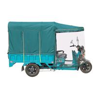 Electric Cargo Tricycle Canopy Cover with Side Curtain for All-Season Protection