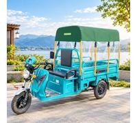 Electric Cargo Tricycle Canopy - Weather-Proof Canopy for Cargo Transport | 3 Wheel Motorcycle Cargo Trike Tarpaulin Suitable for All Seasons, Cargo Tricycles Canopy(130x90cm/51.2x35.4in)