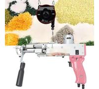 Electric Carpet Tufting Gun, 100W Hand Cut and Loop Pile Weaving Machine with Accessories, Adjustable 8-16mm Pile Height for Rug Making and Crafting