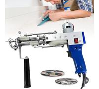 Electric Carpet Tufting Gun, 2 in 1 Cut Pile and Loop Rug with 5-40 Stitches/Sec, Weaving Flocking Machine Making Tools for High-Speed