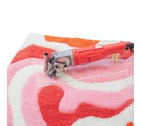 Electric Carpet Tufting Scissors and Clippers for Rug Sculpting with Shearing Guide - Ideal for Creating Uniform 3D Effects on Tufted Rugs