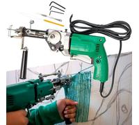 Electric Carpet Weaving Gun, Cut Pile Rug Maker with Needle Threader, Speed Adjustment for Beginners, Ideal for DIY Rug Making
