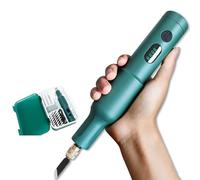 Electric Carving Chisel Set, Portable Handheld Rechargeable Wood Cutter with 20 Replaceable Blades for Woodworking, DIY, and Plaster Sculpture Projects