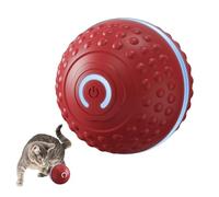 Electric Cat Ball, Interactive Rolling Toy with LED Light, 2.52x2.52 inches Automatic Motion Chew Balls for Kittens, Rechargeable Pet Toys for Small Medium Large Cats, Playtime & Teeth Grinding