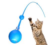 Electric Cat Ball Toy | Intelligent Automatic Rolling Toy | 3 Modes Rechargeable Interactive Ball with Tail for Pets and Dogs, Stimulating Game for Kitten M Breed