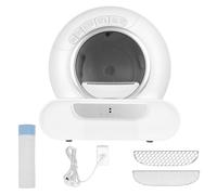 Electric Cat Litter Box with Self-Cleaning, Smart APP Control, Spacious Entrance for Cats, Integrated Waste Disposal, Suitable for Cats under 9kg