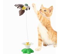 Electric Cat Teaser,Interactive Toys 360 Degree Rotatable Hummingbird Shape Electric Pet Supplies | Pet Toys Cute Beautiful Cat Teaser for Animal Hospital Living Room, Endless Fun: