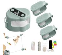 Electric Cat Toy, Treadmill, Automatic/Remote Controlled for Cats, Car and Manual Modes, USB Rechargeable Interactive Cat Toy, Simulated Cat Hunting Toy (Green)