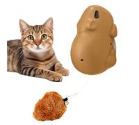 Electric Cat Toy - Wireless Power Charging, Responsive Movement Feature, Self Operating Play Stimulation Device, Animal Curiosity Engagement Arrangement | for Kitten Medium Large Living Space Explorat