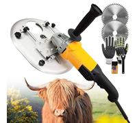 Electric Cattle Dehorner, Portable Horn Cutter Machine for Livestock Farm, Includes 2 Steel Saw Blades and Gloves, Suitable for Horns Size ≤85mm, 1700W Power