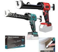 Electric Caulking Gun With LED Light for Makita 18V Battery Cordless Silicone Gun Seal Sealant Tool for Filling, Sealing No battery Blue